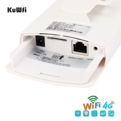 KuWFi Waterproof Outdoor 4G CPE Router 150Mbps CAT4 LTE Routers