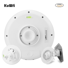 KuWFi 900Mbps Outdoor Wireless Wifi Bridge 5.8G Point to Point 3-5KM Wifi Coverage 24V POE Adapter