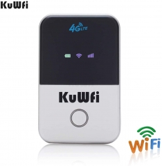 KuWFi Mobile 4G LTE Hotspot Router Unlocked Travel SIM Card Support LTE FDD B1/B3/B5