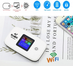 KuWFi 4G LTE Mobile WiFi Hotspot Support10users Router SIM Card for Travel