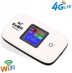 KuWFi 4G LTE Mobile WiFi Hotspot Support10users Router SIM Card for Travel