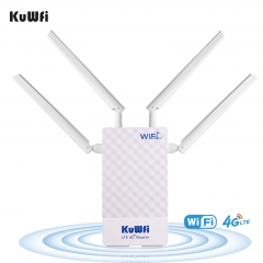 KuWFi Outdoor Waterproof WiFi Router 4G LTE SIM Card Port Mapping DMZ