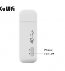 KuWFi Mini Mobile 4G LTE Hotspot Router USB Modem Dongle Unlocked Sim Card