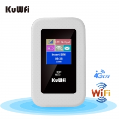 KuWFi 4G Portable WiFi Router 150Mbps Mobile Hotspot4G Car Wi-fi Router