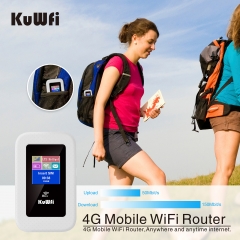 KuWFi 4G Portable WiFi Router 150Mbps Mobile Hotspot4G Car Wi-fi Router