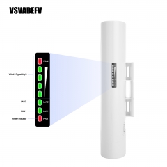 KuWFi CPE Wireless Bridge Point to Point 5.8G 1-3KM 14dBi 300Mbp Wifi Signal Extender