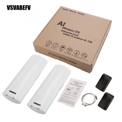 KuWFi CPE Wireless Bridge Point to Point 5.8G 1-3KM 14dBi 300Mbp Wifi Signal Extender