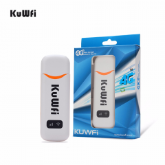 KuWfi 4G Modem LTE Dongle 150Mbps USB 2.0 Car Wifi Routers Built-in 2dbi Antenna