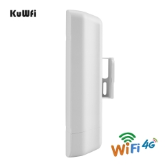 KuWFi Outdoor 4G LTE Router 300Mbps CAT4 With 24V POE Adapter For IP Camera