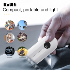 KuWFi 4G WiFi Modem Dongle Router 150Mbps Unlocked Sim Card with External Antenna for Car