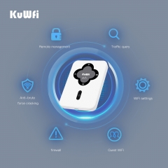 KuWFi Mini Unlock 4G WIFI Router 150Mbps Mobile WI-FI Hotspot Routers Modem With SIM Card