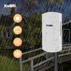 KuWFi CPE Wireless Bridge 300mbps Outdoor Long Range Wifi Repeater 3km WiFi Signal Extender