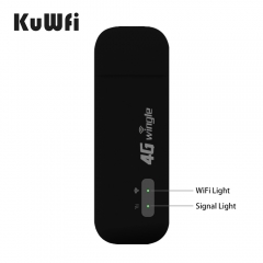 KuWFi 4G Modem WIFI Router USB Dongle LTE CAT4 up to 150Mbps Sim Card For Travel