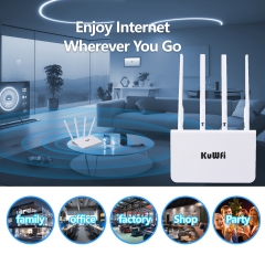 Dual Band 11ac 1200M 4G Wireless Router LTE Modem 4G Router with SIM Card Slot