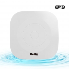 KuWFi 1800Mbps WiFi 6 Access Point Gigabit Mesh Wireless Ceiling Access Point for Office