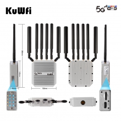 Dual band KuWFi 5g router wifi 6 unlocked waterproof outdoor 5g cpe router with sim card slot