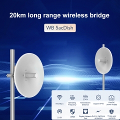 KuWFi 20KM CPE Wifi Bridge 29dbi Antenna 11ac Wave2 900mbps Wifi Extender PTP Wireless Bridge